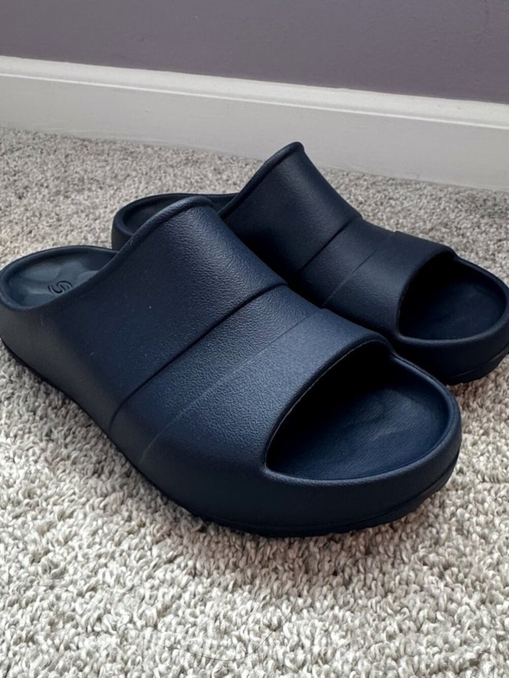 Sperry Float Slide Sandals Women's 9 Navy Pool Slides NWT